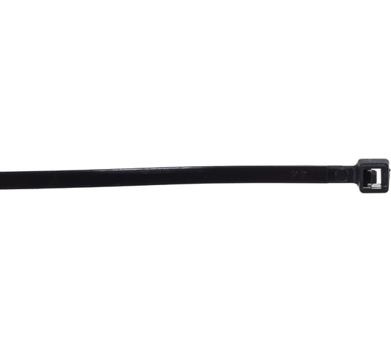 Нейлоновые стяжки FORTISFLEX КСС 3х100 черный 100 штук 49406