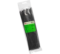 Нейлоновые стяжки FORTISFLEX КСС 4х300 мм черный 100 штук 49413
