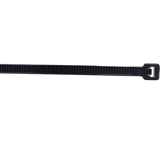 Нейлоновые стяжки FORTISFLEX КСС 4х300 мм черный 100 штук 49413