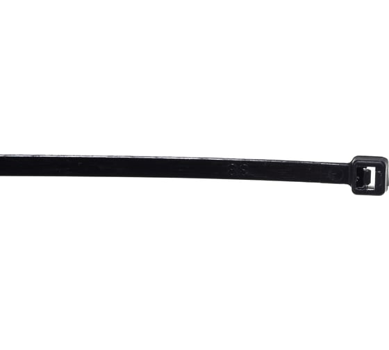 Нейлоновые стяжки FORTISFLEX КСС 4х300 мм черный 100 штук 49413