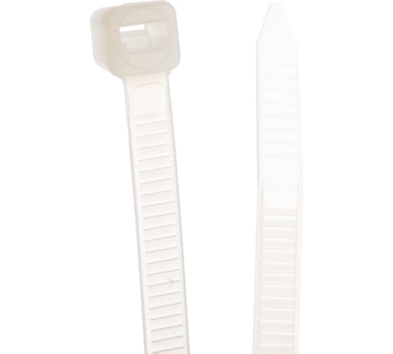 Нейлоновые стяжки FORTISFLEX КСС 5х180 мм белый 100 штук 49784