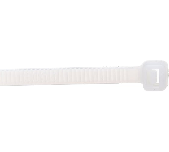 Стяжки FORTISFLEX нейлоновые КСС 5х200 белый уп.100шт 49401