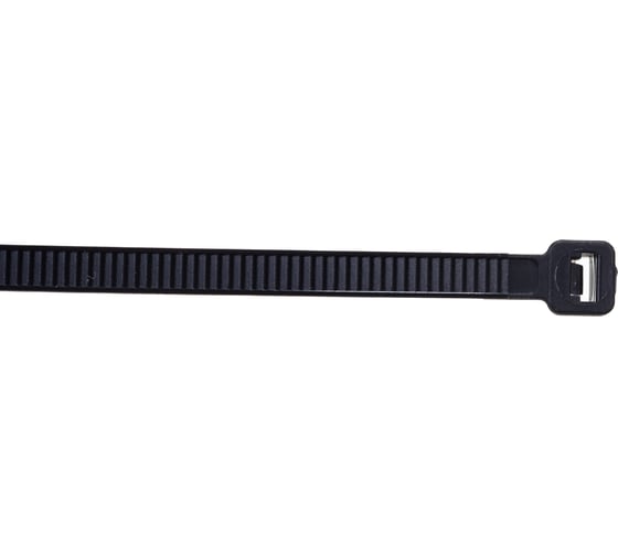 Нейлоновые стяжки FORTISFLEX КСС 5х250 мм черный 100 штук 49416