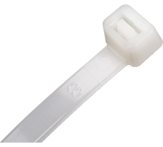 Нейлоновые стяжки FORTISFLEX КСС 8х200 мм белый 100 штук 50007