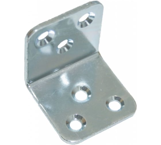 Крепежный мебельный уголок ZKPI упаковка 500 шт KUM-30x30x30x1,5