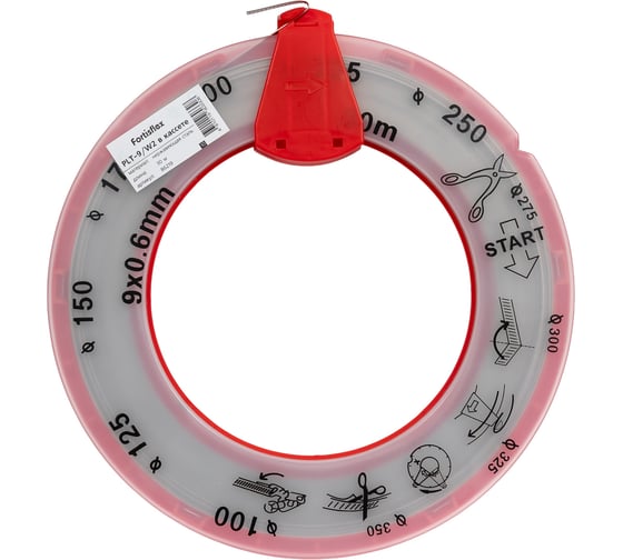 Червячная лента FORTISFLEX plt-9/w2 в кассете, 30 м 86219