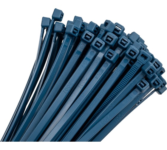 Кабельные стяжки FORTISFLEX КСС Magnetic 4x200 мм, синий, 100 шт. 87103 1