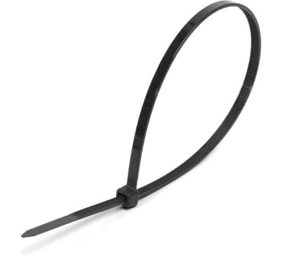 Нейлоновые стяжки FORTISFLEX HCC easyfix 5x500 мм, черный, 100 шт. 87785