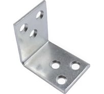 Мебельный уголок Левша 42x42x30 мм, цинк,  4 шт. У8-5164.Ц