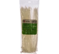 Нейлоновые стяжки FORTISFLEX КСС 10х450 белый 100 штук 50019
