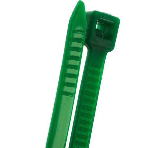 Нейлоновые стяжки FORTISFLEX КСС 3х100 зеленый 100 штук 55115