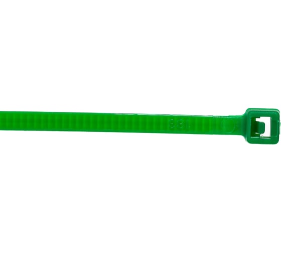 Нейлоновые стяжки FORTISFLEX КСС 3х100 зеленый 100 штук 55115