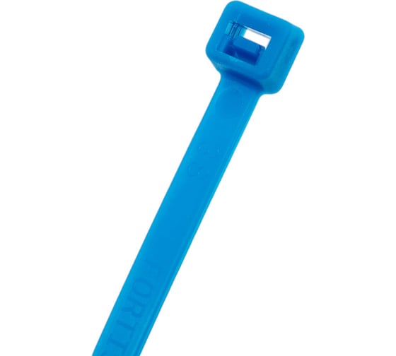 Нейлоновые стяжки FORTISFLEX КСС 5х300 синий 100 штук 61332
