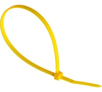 Нейлоновые стяжки FORTISFLEX КСС 3х100 желтый 100 штук 49425