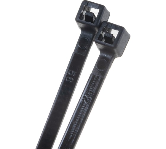 Нейлоновые стяжки FORTISFLEX КСС 3х80 черный 100 штук 50275