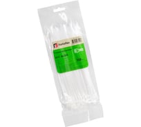 Нейлоновые стяжки FORTISFLEX КСС 4х200 белый 100 штук 49397