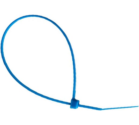 Нейлоновые стяжки FORTISFLEX КСС 4х200 синий 100 штук 55113