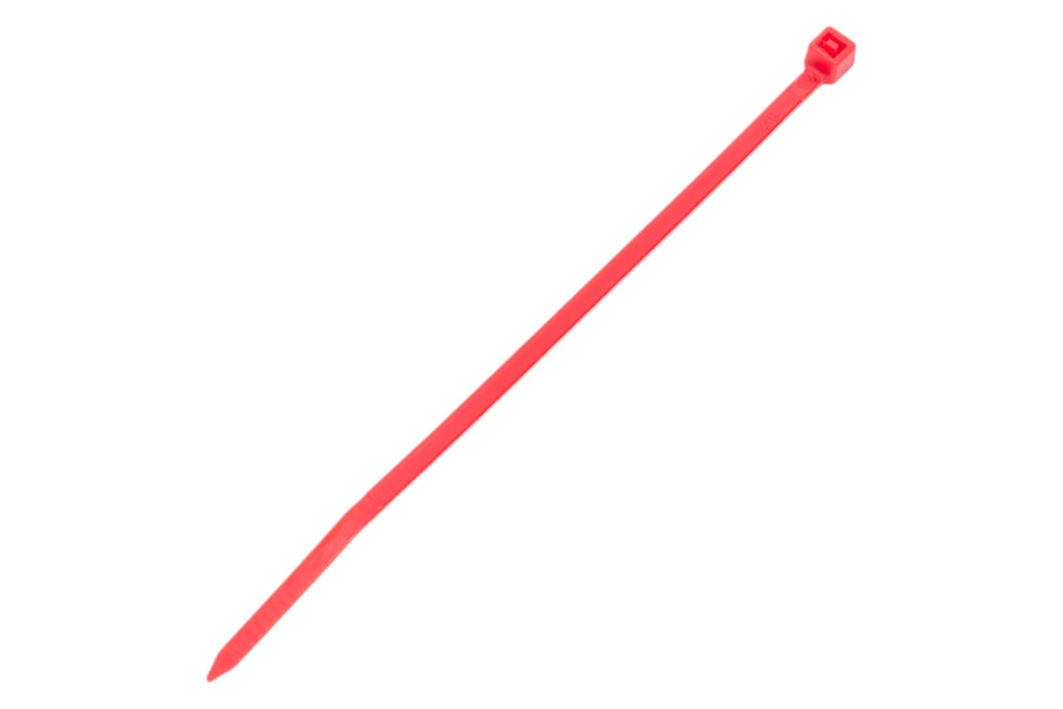 Нейлоновые стяжки FORTISFLEX КСС 3х100 красный 100 штук 49419 ...