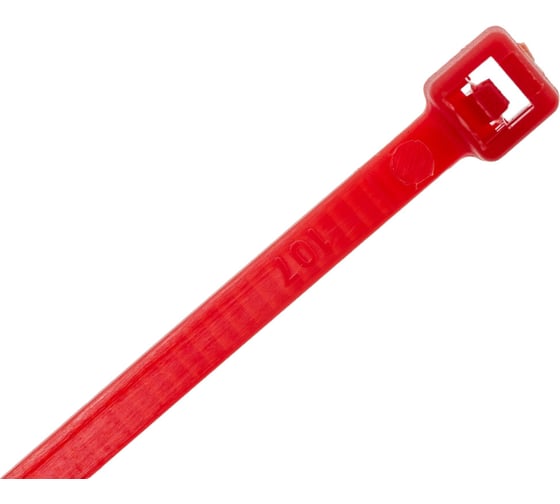 Нейлоновые стяжки FORTISFLEX КСС 3х100 красный 100 штук 49419