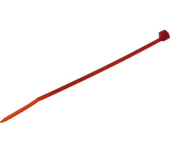 Нейлоновые стяжки FORTISFLEX КСС 3х100 красный 100 штук 49419