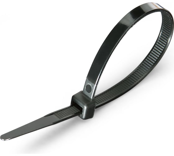Нейлоновые стяжки FORTISFLEX КСС 3х60 черный 100 штук 57872