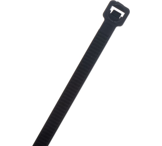 Нейлоновые стяжки FORTISFLEX КСС 5х300 черный 100 штук 49417