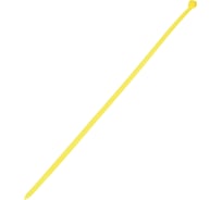 Нейлоновые стяжки FORTISFLEX КСС 5х300 желтый 100 штук 61331