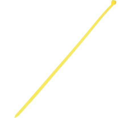 Нейлоновые стяжки FORTISFLEX КСС 5х300 желтый 100 штук 61331