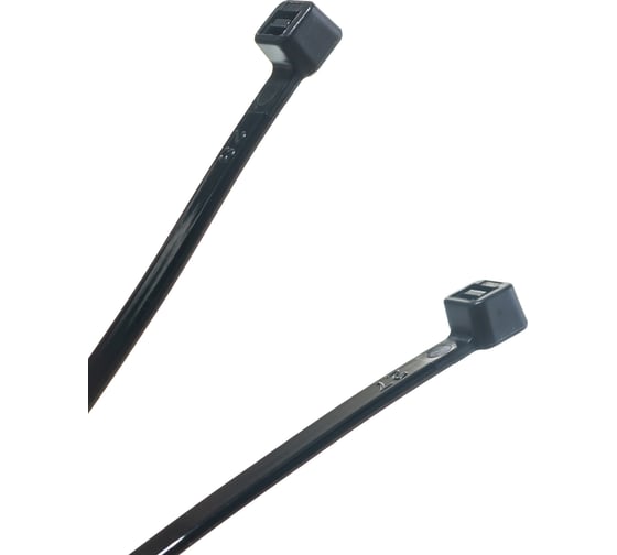 Нейлоновые стяжки FORTISFLEX КСС 5х500 черный 100 штук 59157