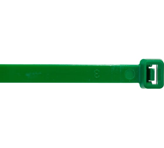 Нейлоновые стяжки FORTISFLEX КСС 8х400 зеленый 100 штук 52187