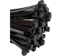Нейлоновые стяжки FORTISFLEX КСС 8х350 черный 100 штук 50284
