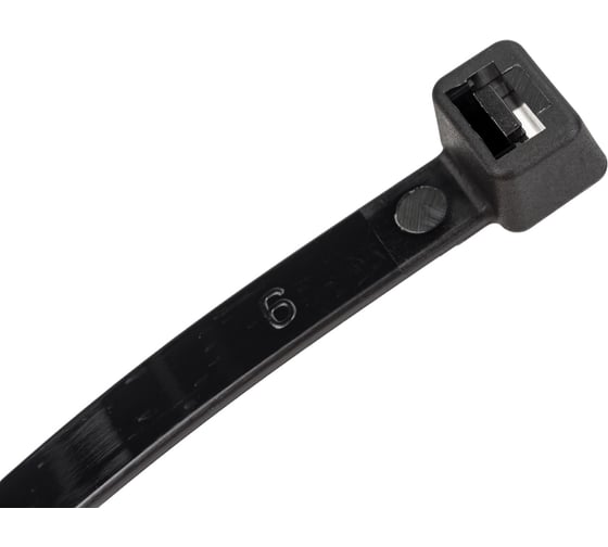 Нейлоновые стяжки FORTISFLEX КСС 8х350 черный 100 штук 50284