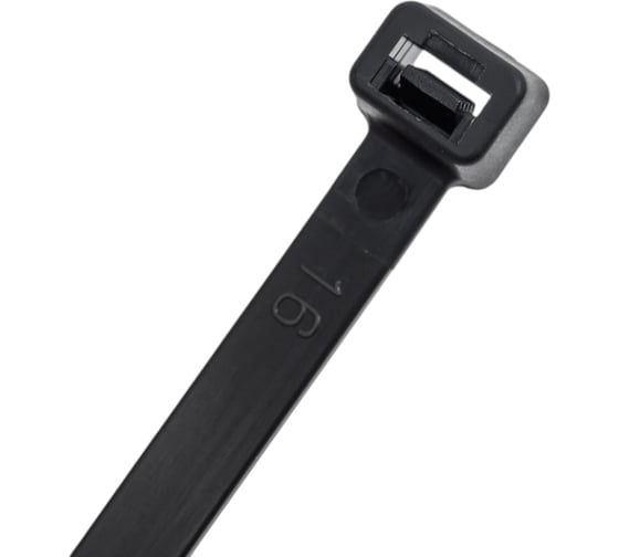 Нейлоновые стяжки FORTISFLEX КСС 8х350 черный 100 штук 50284