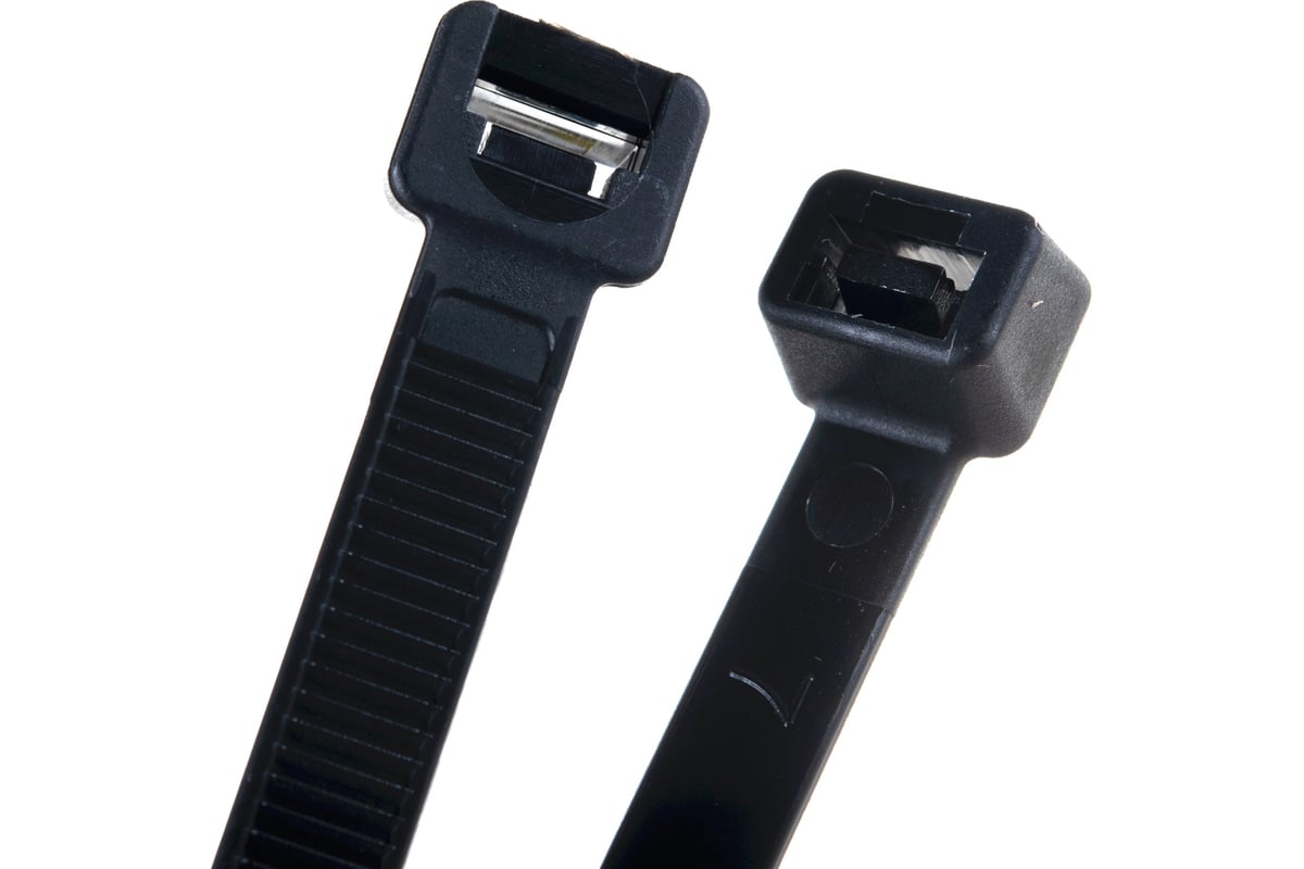 Нейлоновые стяжки FORTISFLEX КСС 8х200 черный 100 штук 50281 - выгодная ...