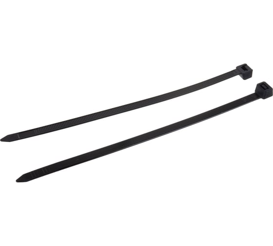 Нейлоновые стяжки FORTISFLEX КСС 8х200 черный 100 штук 50281