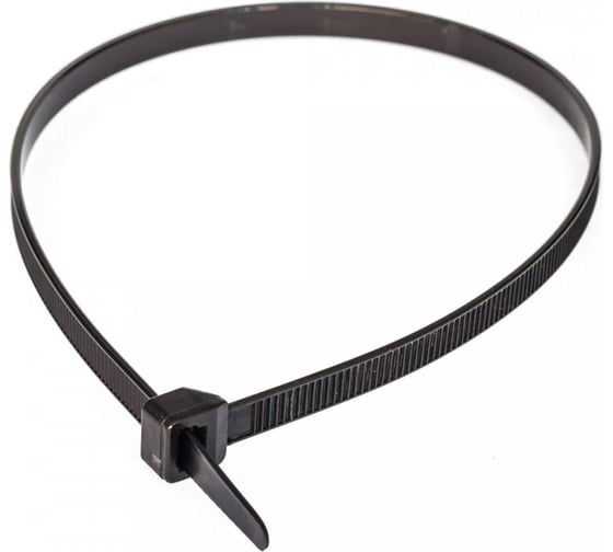 Нейлоновые стяжки FORTISFLEX КСС 9х920 черный 100 штук 59159