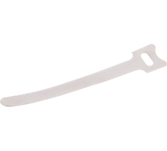 Велькро стяжки FORTISFLEX КСВ 12х135 белый 55295