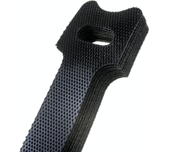 Велькро стяжки FORTISFLEX КСВ 12х135 черный 59294