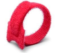 Велькро стяжки FORTISFLEX КСВ 16х310 красный 53716