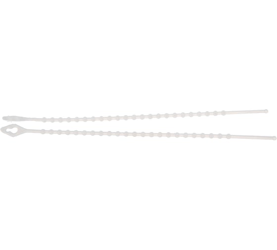 Нейлоновые стяжки FORTISFLEX КСШ 150 белый 100 штук 55817