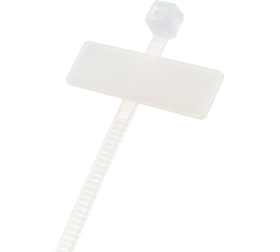 Нейлоновые маркировочные стяжки FORTISFLEX КСМ 3х100 белый 100 штук 55810