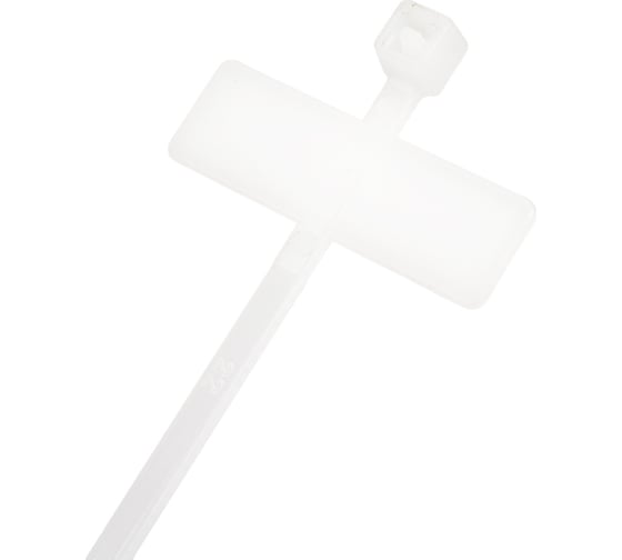 Нейлоновые маркировочные стяжки FORTISFLEX КСМ 3х200 белый 100 штук 53314