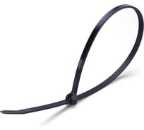 Нейлоновые стяжки с металлическим зубом FORTISFLEX КСЗ 5x300 черный 100 штук 61338