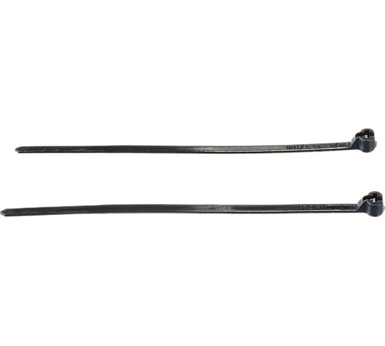Нейлоновые стяжки с металлическим зубом FORTISFLEX КСЗ 3x100 черный 100 штук 61335