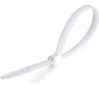 Нейлоновые стяжки с металлическим зубом FORTISFLEX КСЗ 4x150 белый 100 штук 58492