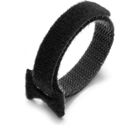 Велькро стяжки FORTISFLEX КСВ 16х310 черный 59295