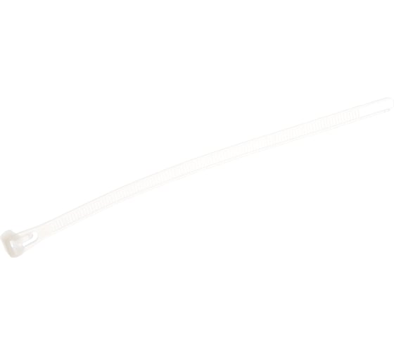 Нейлоновые разъемные стяжки FORTISFLEX КСР 7.5х200 белый 100 штук 56183