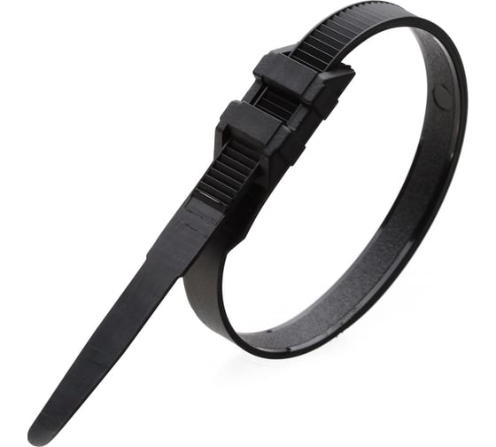 Полиамидные стяжки FORTISFLEX КСУ 6х180 черный 100 штук 53754
