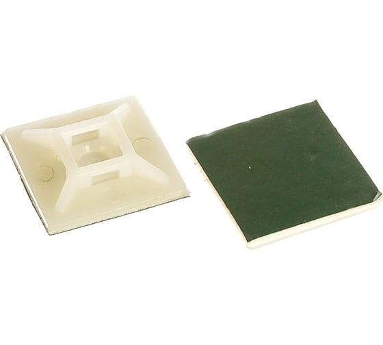 Cамоклеящиеся площадка FORTISFLEX ПМС-О 28x28 белый 100 штук 70219 1