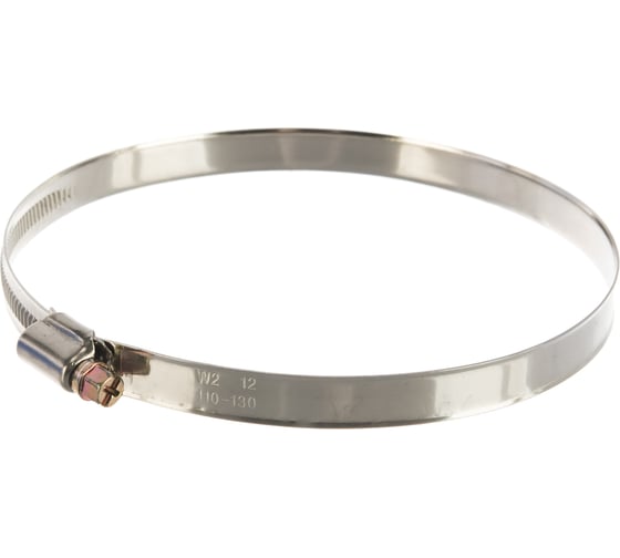 Червячные хомуты AutoFix 110-130/12мм W2 нерж. сталь 25шт. AWC-12 110-130